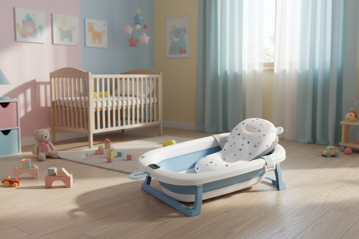 SUPER BAÑERA CON TERMÓMETRO PARA BEBÉ ( últimas unidades - Envío gratis)