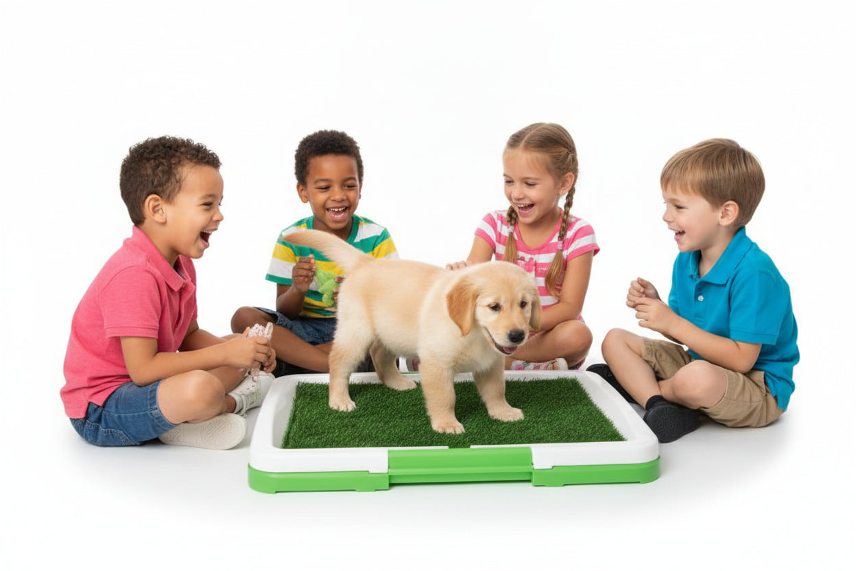 BAÑO ECOLÓGICO Y PORTÁTIL  PARA  LOS CACHORROS DEL HOGAR