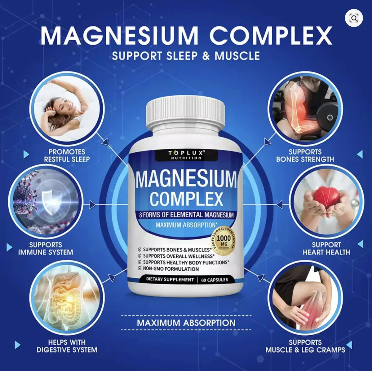 MAGNESIO COMPLEX  PRO 600 MG