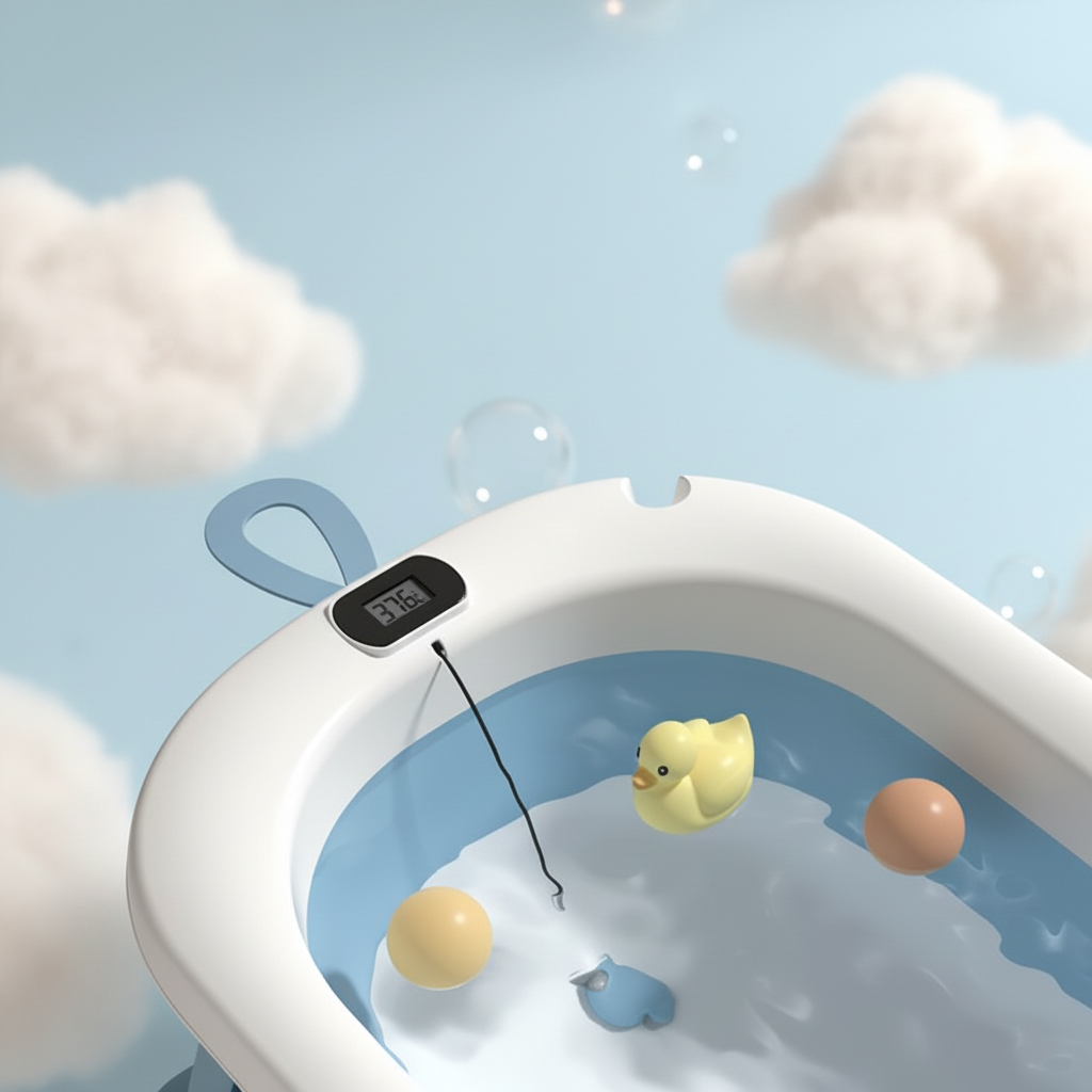 SUPER BAÑERA CON TERMÓMETRO PARA BEBÉ                                           ( últimas unidades  -  Envío gratis)